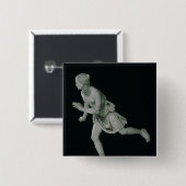 Atalanta Vierkante Button 5,1 Cm (Voorkant /achterkant)