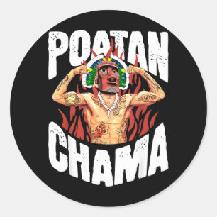 ATAN CHAMA MMA-fan JJB-boksen Muay Thai kickboksen Ronde Sticker