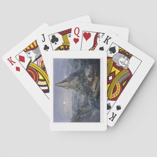 Ataraipu of the Devil's Rock, van 'Uitzichten in d Speelkaarten (Achterkant)