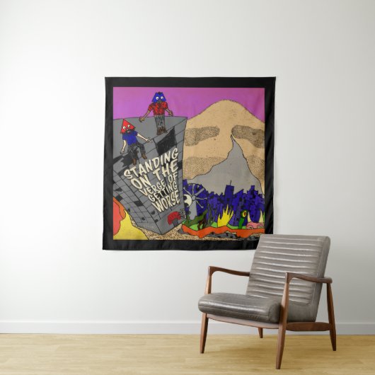 ATARI+MARI Album Tapestry Wandkleed (In situ)