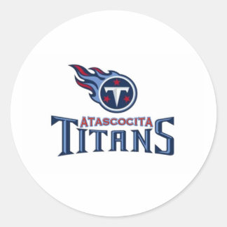 Atascocita Titans Jeugd Football Ronde Sticker
