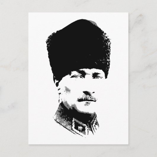 Ataturk Briefkaart (Voorkant)