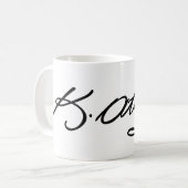 Ataturk Sign Cup Koffiemok (Voorkant links)