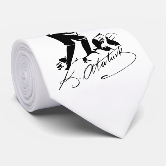 Ataturk Stropdas (Opgerold)