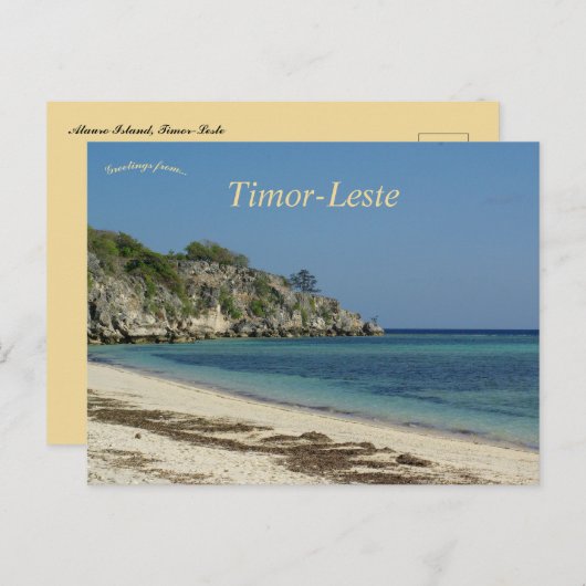 Atauro Island Timor Leste Briefkaart (Voorkant / Achterkant)