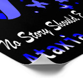 Ataxia Awareness Butterfly Support T-Shirt75 Poster (Hoek)