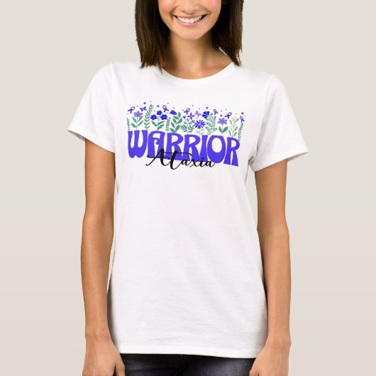 Ataxia Awareness Wildflower T-shirt (Voorkant)