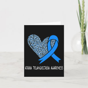 Ataxia Telangiectasia bewustzijn Blauwe Lint Kaart