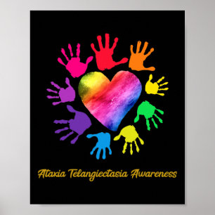 Ataxia Telangiectasia Bewustzijn handen Ataxia Tel Poster
