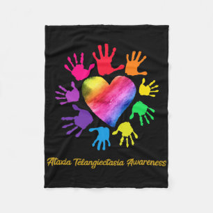 Ataxia Telangiectasia Bewustzijn Hands Ataxia Tela Fleece Deken