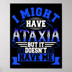 Ataxie Neurologische Sign Hemiataxie Blauwe lint Poster