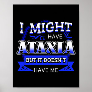 Ataxie Neurologische Sign Hemiataxie Blauwe lint Poster