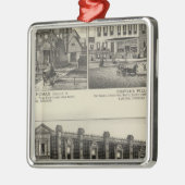 Atchison, Kansas Metalen Ornament (Links)