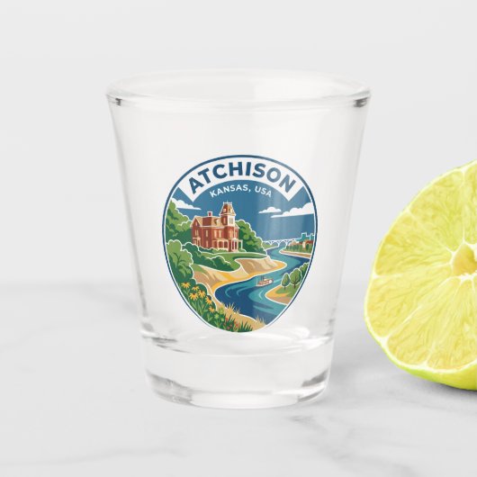 Atchison VS Shot Glas (Voorkant)