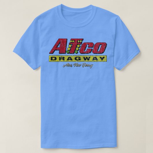 Atco Dragway Kerstboom 1960 T-shirt (Design voorkant)
