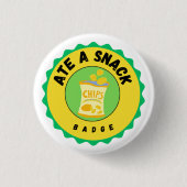 Ate a Snack badge Ronde Button 3,2 Cm (Voorkant)