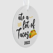 Ate beaucoup de Tacos, Taco 2022 Noël (devant)