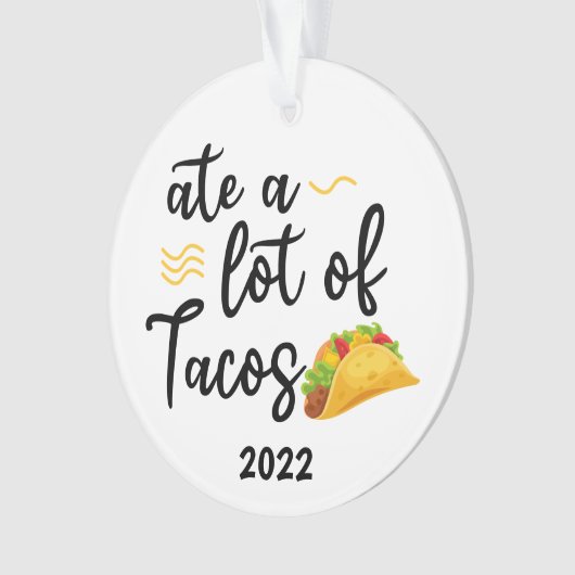Ate beaucoup de Tacos, Taco 2022 Noël (devant)