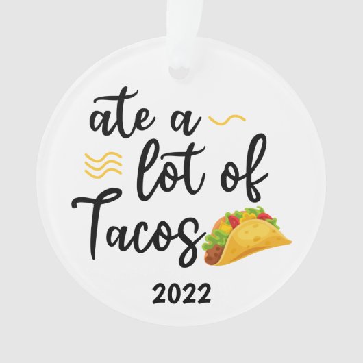 Ate beaucoup de Tacos, Taco 2022 Noël (devant)