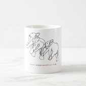 ATE zwarte logo mok (Center)