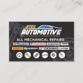 ATEC Automotive Business Visitekaartje (Achterkant)