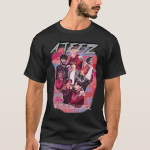 ATEEZ KPOP MERCH OUD RETRO KNOCK OFF INSPIRED MERC T-SHIRT