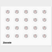 Ateísmo Ronde Sticker (Vel)