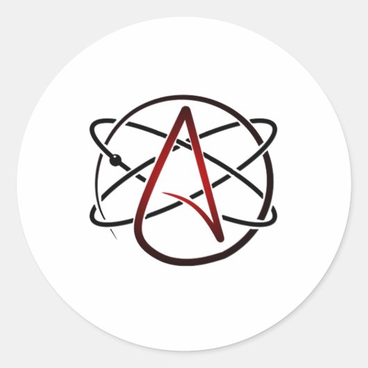 Ateísmo Ronde Sticker (Voorkant)