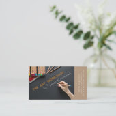 Atelier d'art Carte de visite artiste Brown (Debout devant)