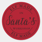 Atelier du Père Noël | Stickers (Devant)