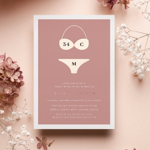 Atelier Lingerie Vrijgezellenfeest Folie Uitnodiging