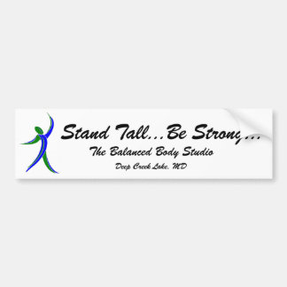 atelier-logo, stand-up-all... sterk zijn.......... bumpersticker
