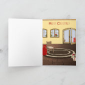 Atelier père Noël | Carte de Noël (Intérieur)