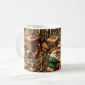 Atelier père Noël Vintage Christmas Mug (Devant gauche)
