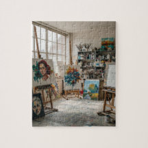 Atelier van de kunstenaar