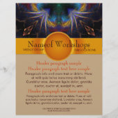 Ateliers Fête Événements Imaginaire Art flyer modè (Devant)