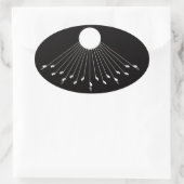 Aten Gods ware symbool sticker (Tas)