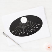 Aten le vrai symbole de Dieu autocollant (Enveloppe)