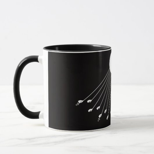 Aten le vrai symbole de Dieu tasse à café (Gauche)