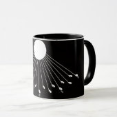 Aten le vrai symbole de Dieu tasse à café (Devant droit)