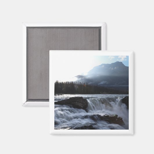 Athabasca Falls 2x2 magnet (Recto/Verso)