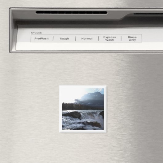 Athabasca Falls 2x2 magnet (In Situ (Lave-vaisselle))