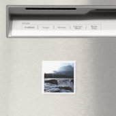 Athabasca Falls 2x2 magnet Magneet (Insitu (Vaatwasser))