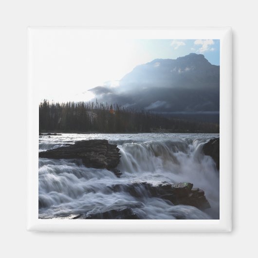 Athabasca Falls 2x2 magnet Magneet (Voorkant)