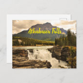 Athabasca Herfsten Canada gestileerd Briefkaart (Voorkant / Achterkant)