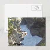 Athabasca-herfsten door de Canyon Briefkaart (Voorkant / Achterkant)