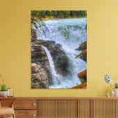 Athabasca Herfsten Jasper, Alberta Canada Photo Canvas Afdruk (Insitu (Woonkamer))