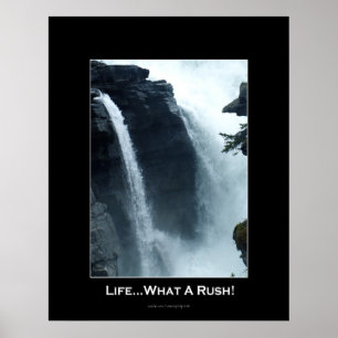 Athabasca Herfsten Jasper Nat. Park Motivatie Poster