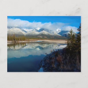 Athabasca-rivier, Jasper National Park, Alberta Briefkaart