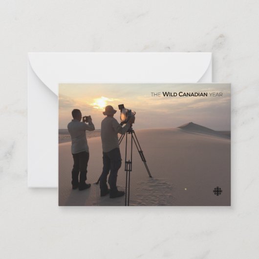 Athabasca Sand Dunes Notitiekaartje (Voorkant)